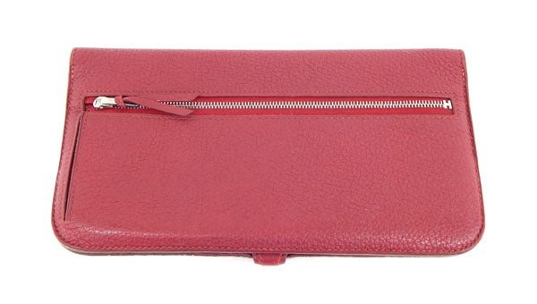 HERMES/エルメス ドゴンロング 財布 ボルドー - 安心保証・業界最安値の販売 福助